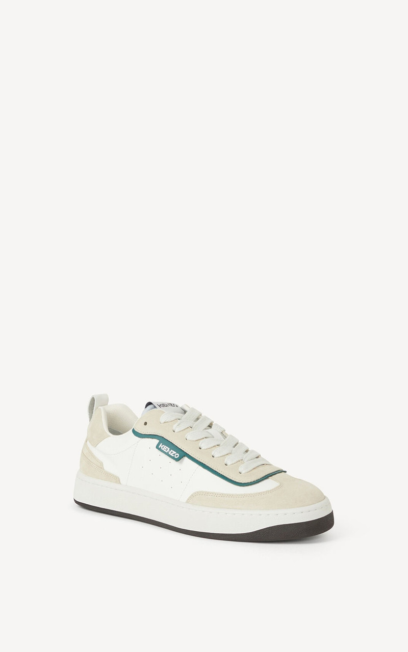 KENZO Kourt 80 leather trainers 2