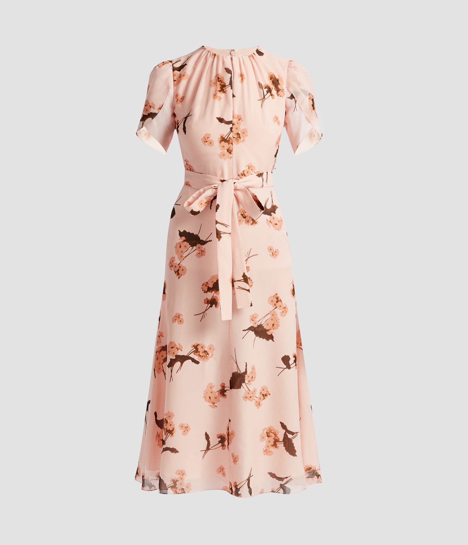 SHORT SLEEVE MIDI DRESS - 1