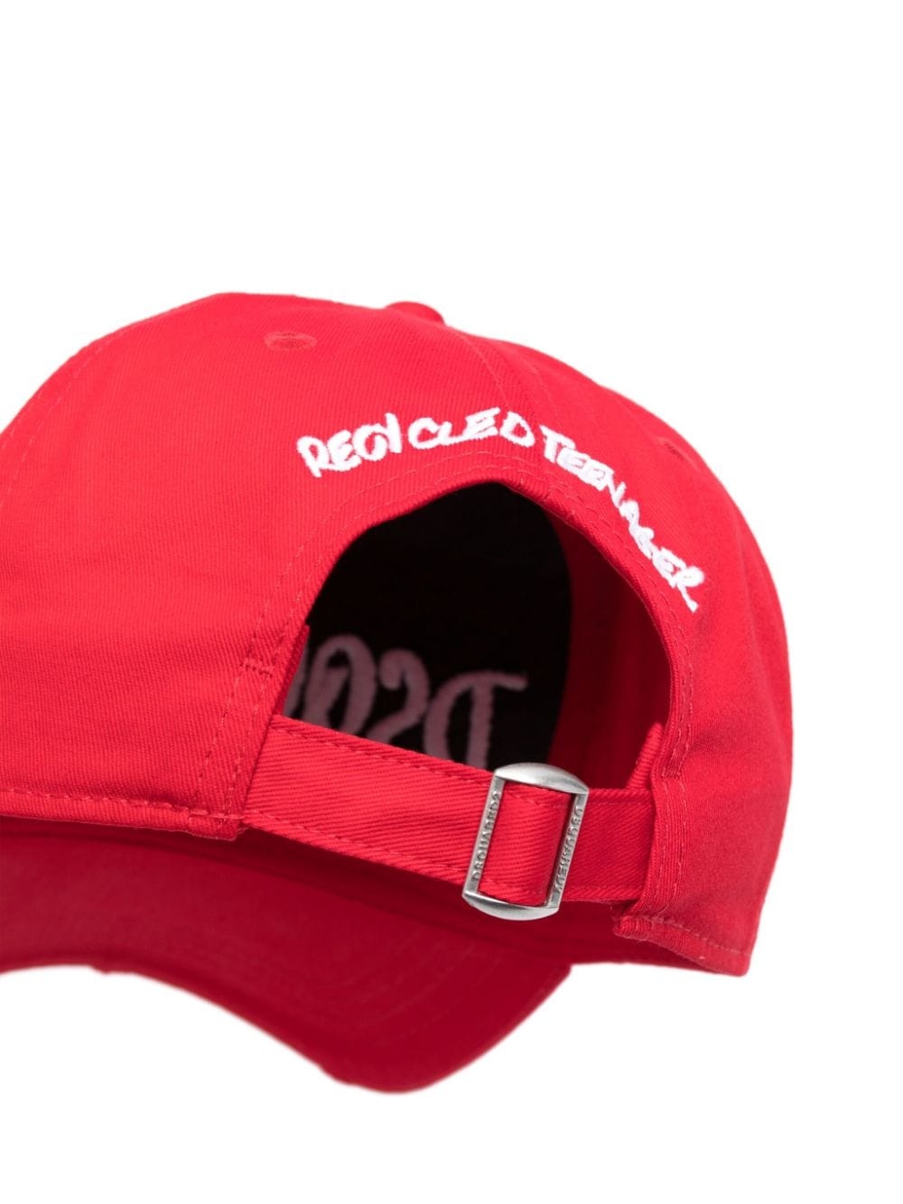 logo-embroidered cotton cap - 2