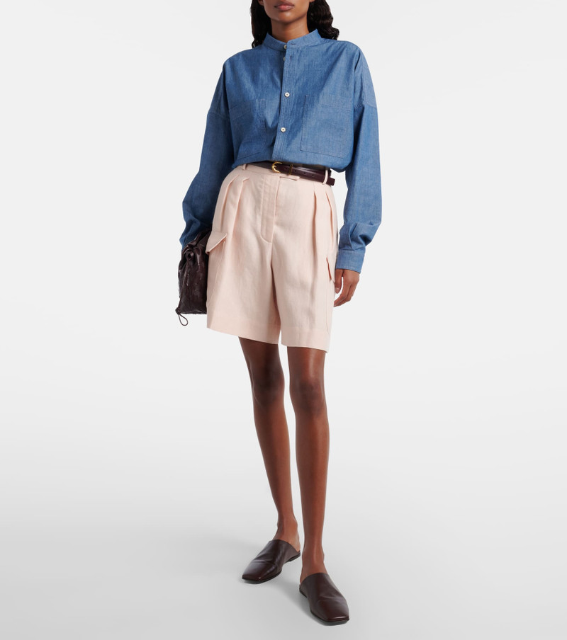 Loro Piana Gyles cotton chambray shirt outlook