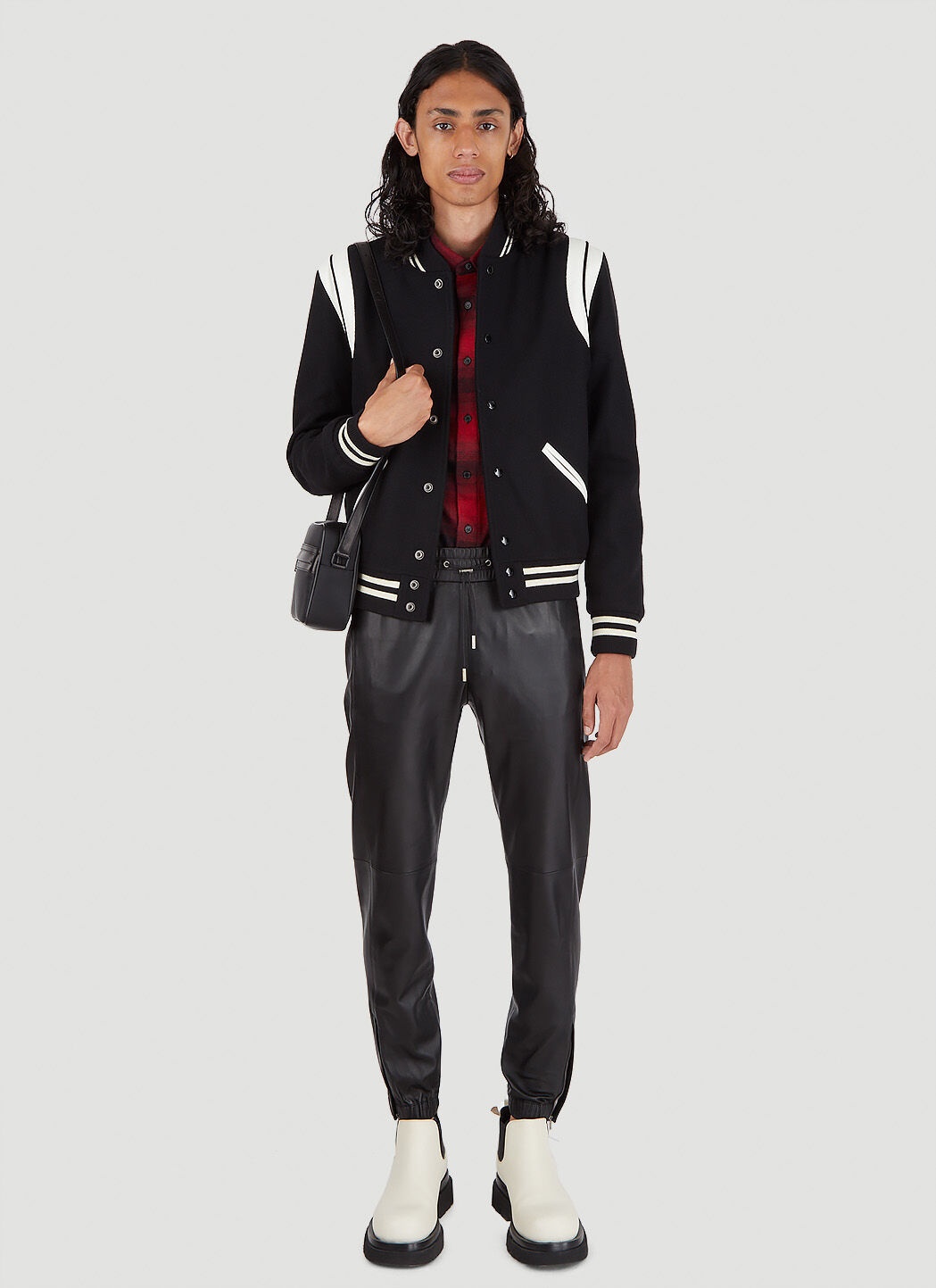 Teddy Varsity Bomber Jacket - 2