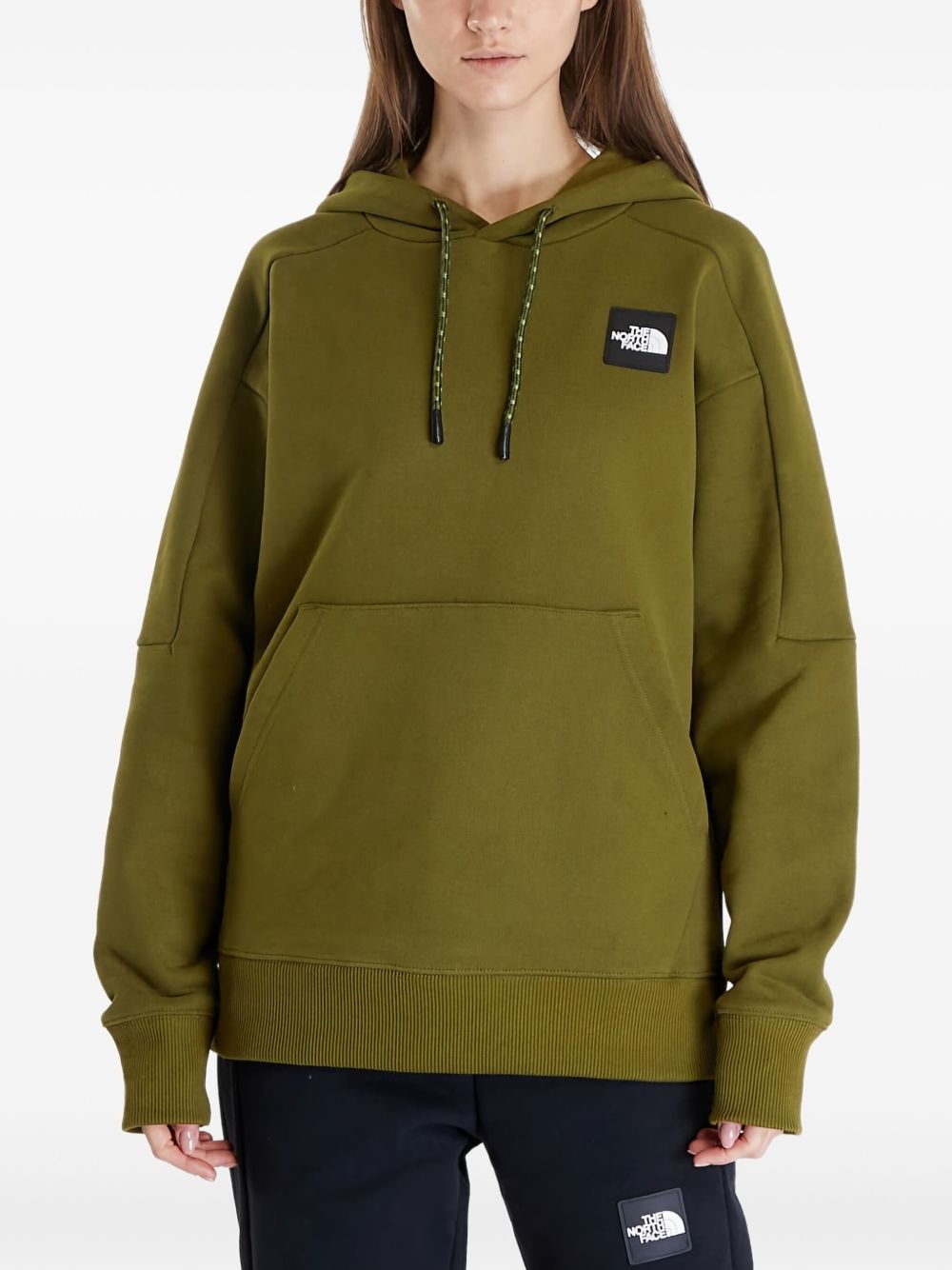 logo-patch hoodie - 3