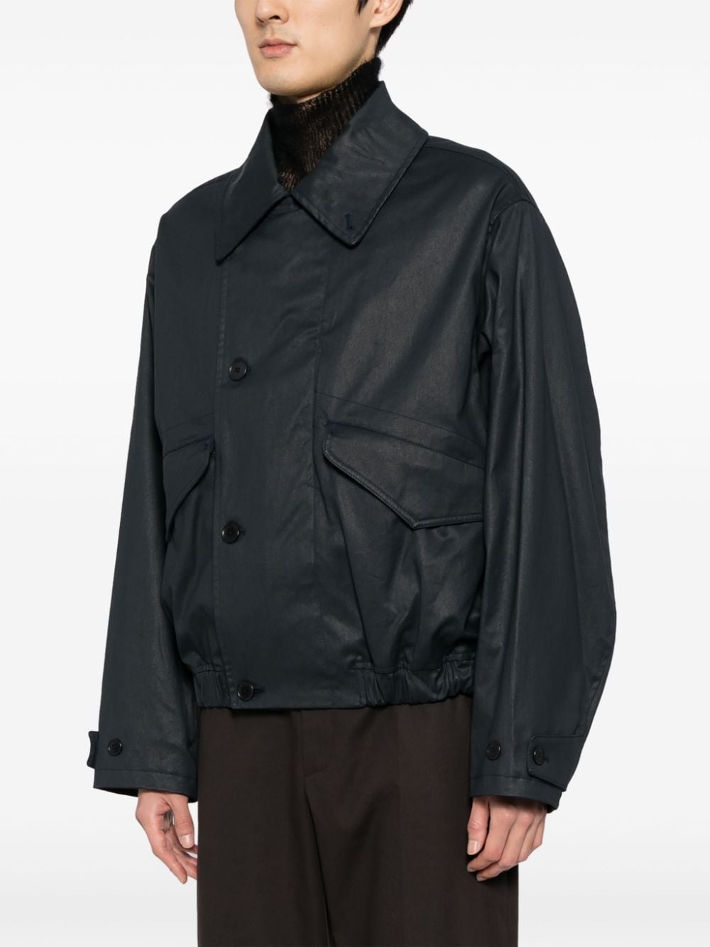 Lemaire oversized-collar bomber jacket | REVERSIBLE