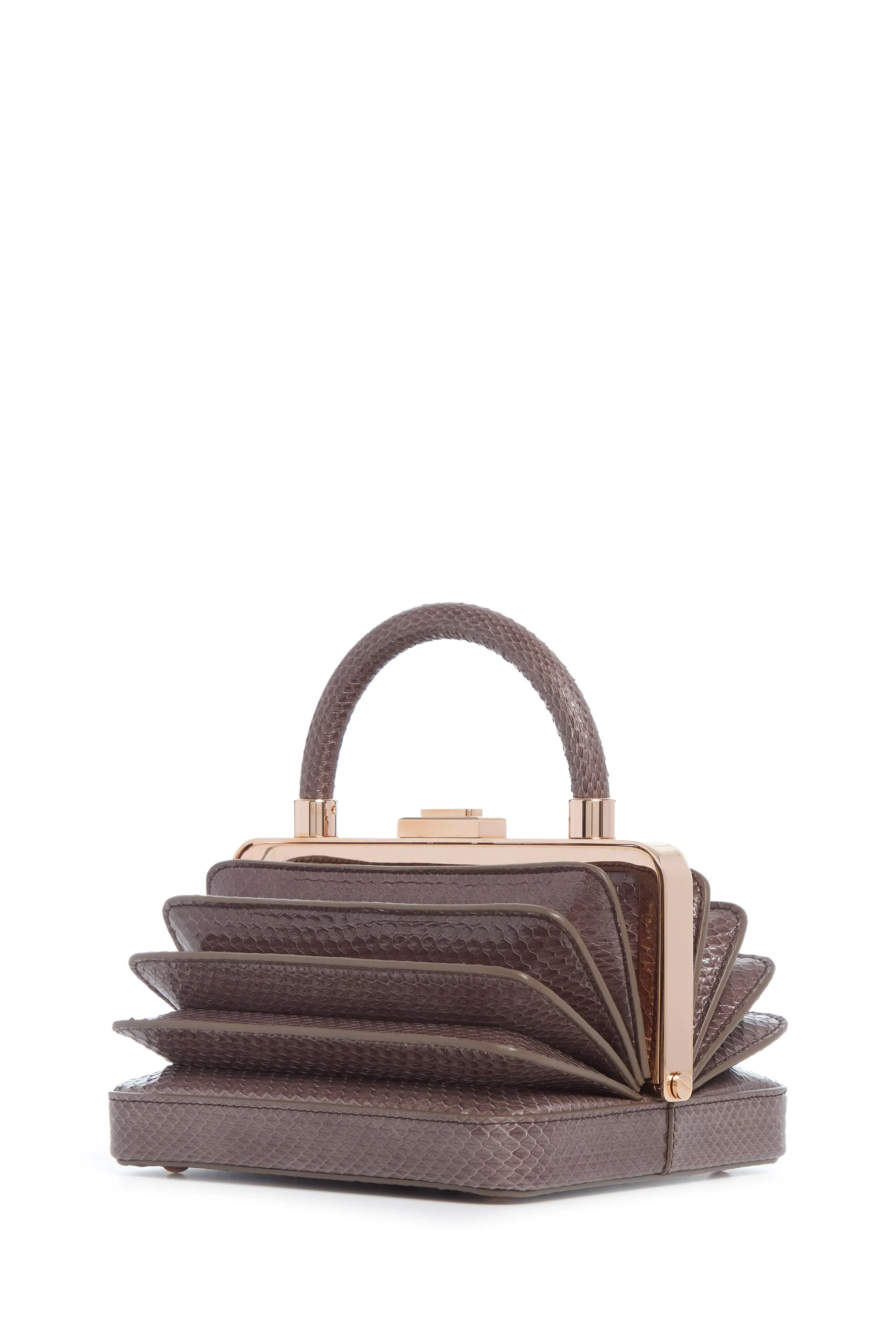 Diana Bag in Charcoal Snakeskin - 1