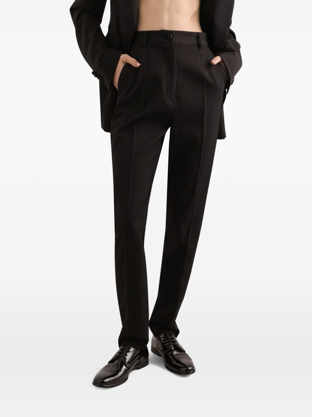 high-waist tailored trousers - 4