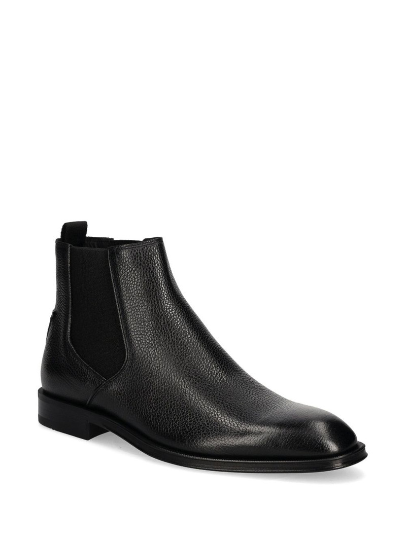 BOSS leather chelsea boots outlook