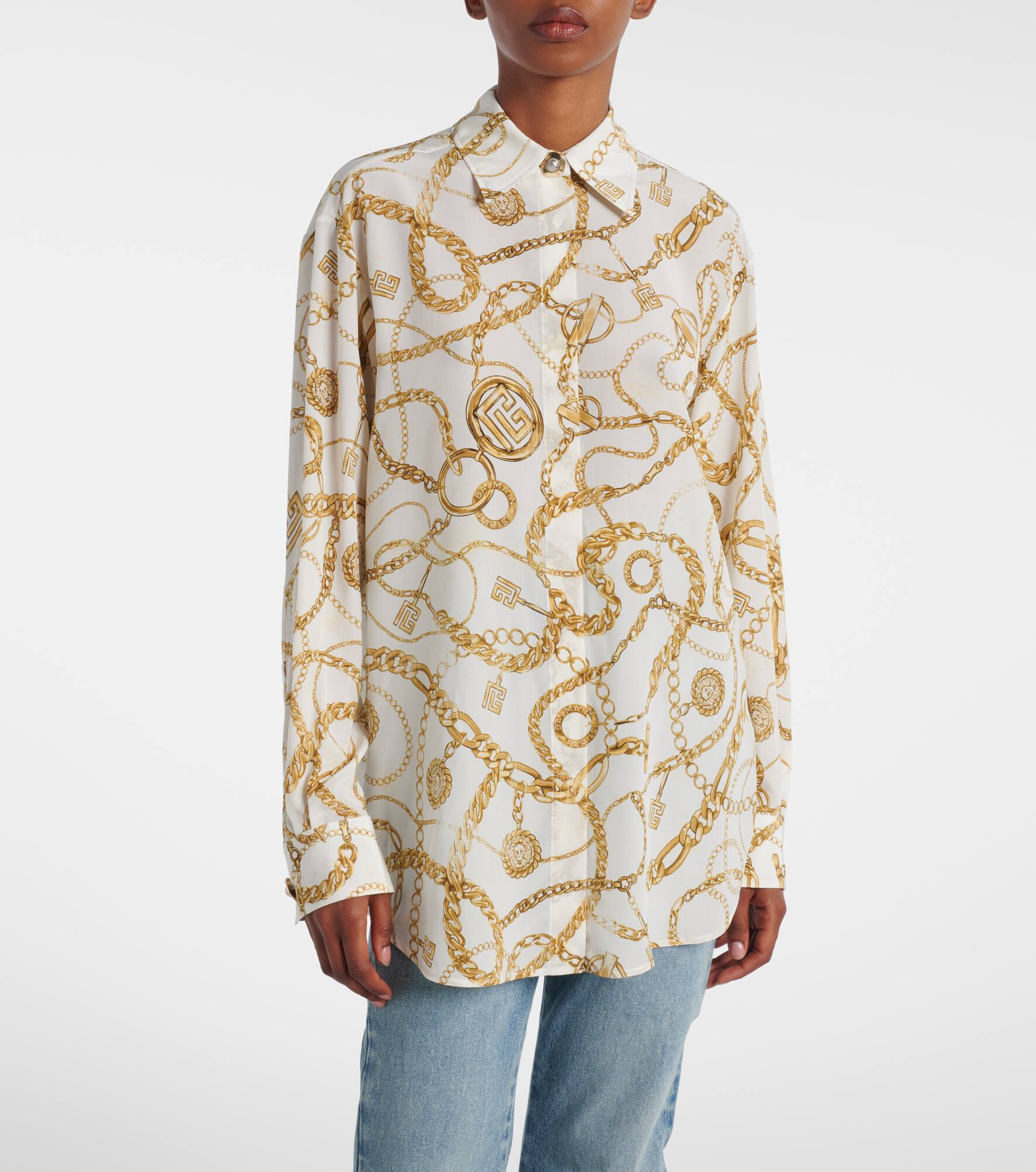 Chaînes silk shirt - 6