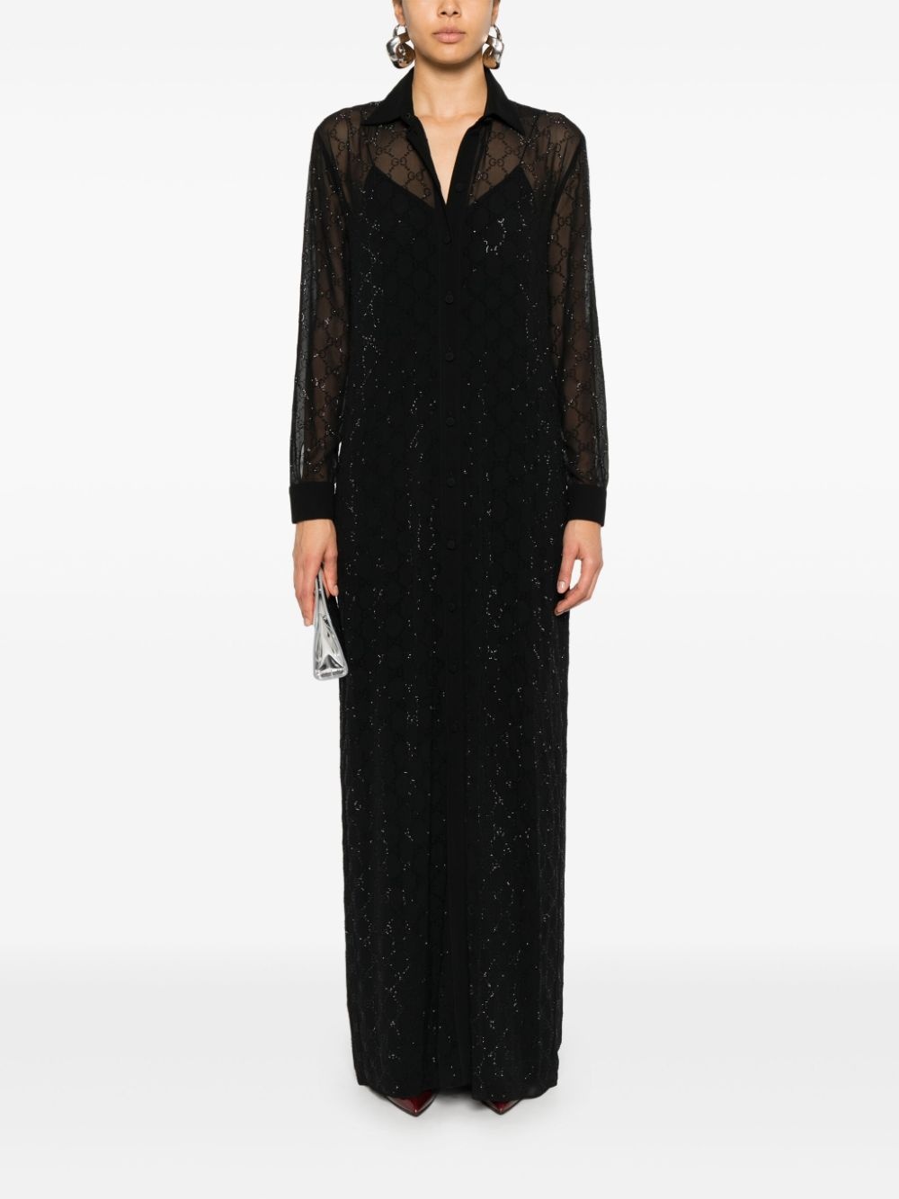 GG monogram maxi dress - 2
