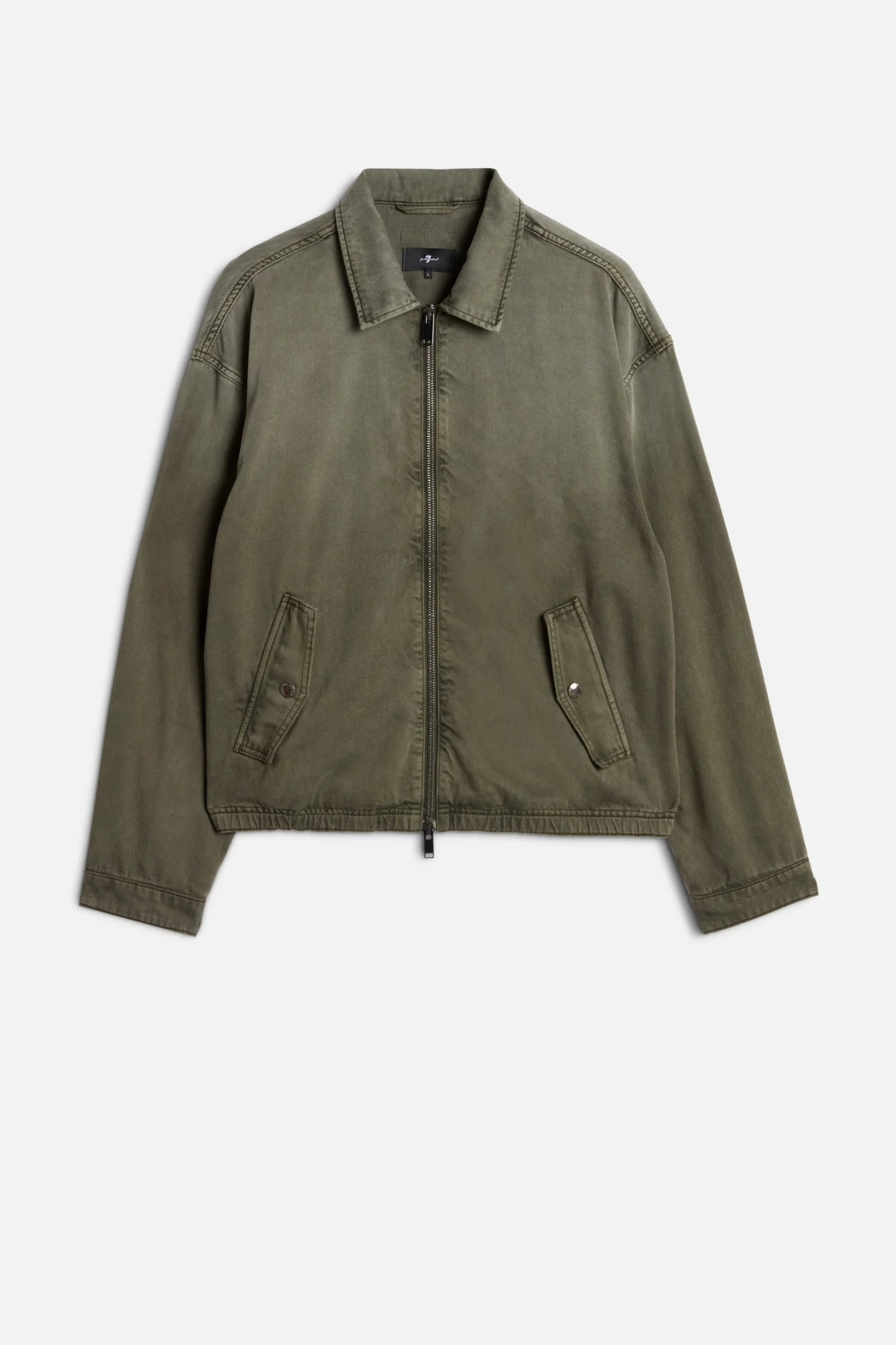 AVIATOR JACKET in Denim Sunfaded Moss - 1