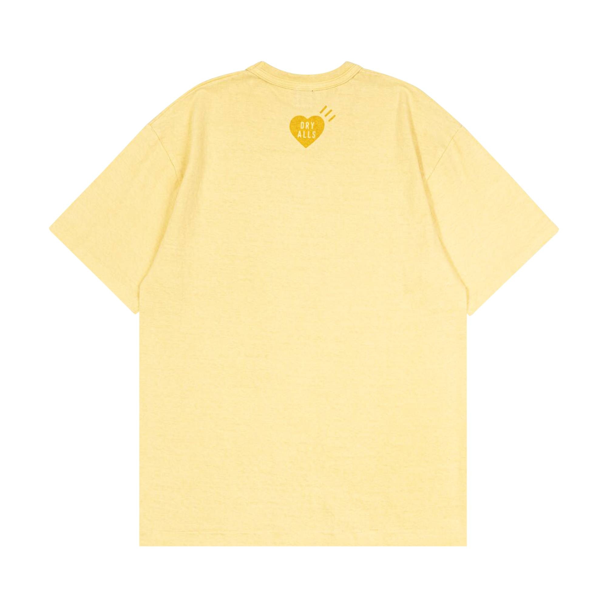 Human Made Plant Dyed T-Shirt #2 'Yellow' - 2