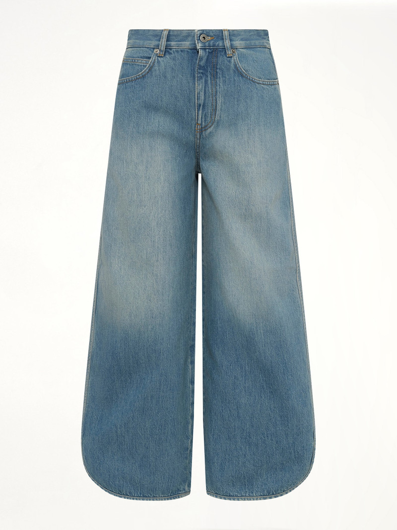 Loewe Loose-Leg Jeans AF in Denim Blue outlook