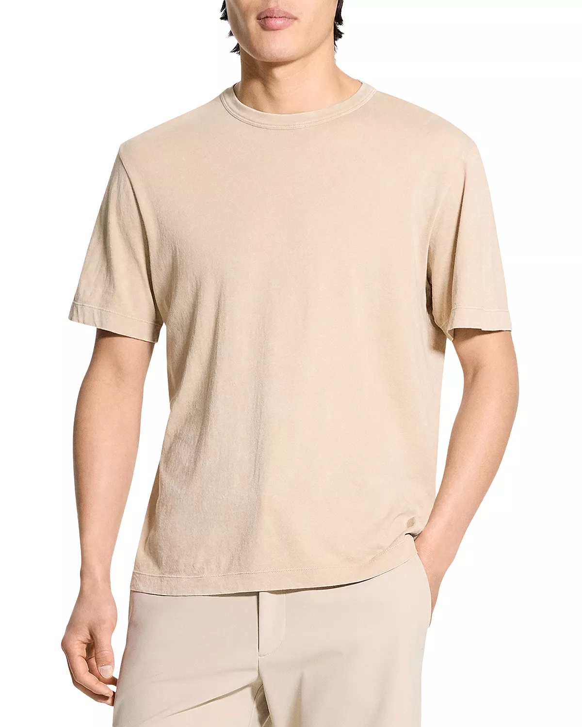 Crew Neck Tee in Fade Jersey - 1