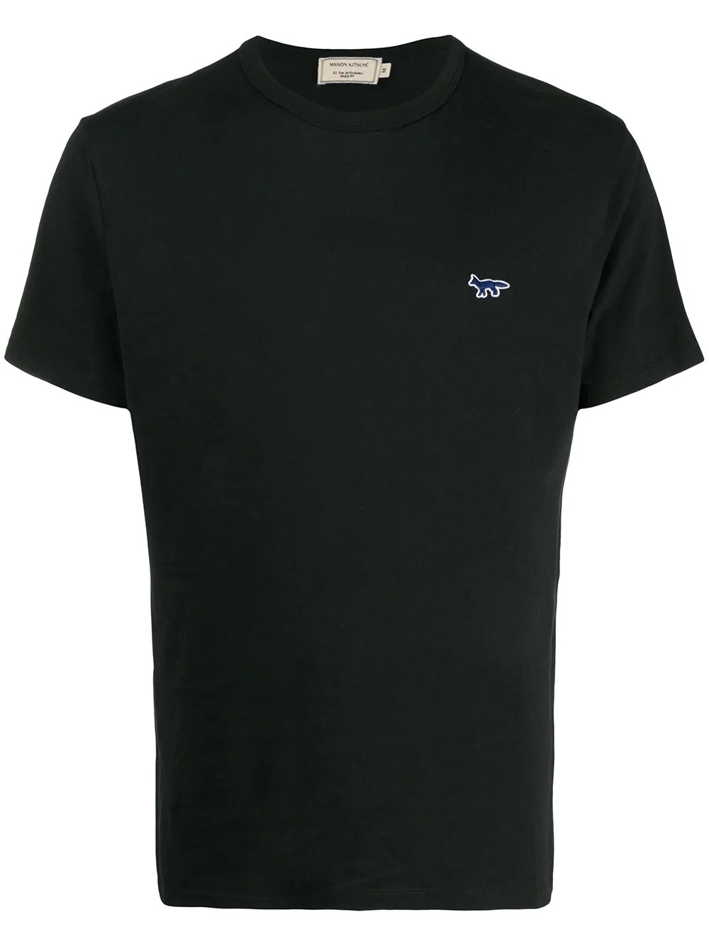 logo-patch crew neck T-shirt - 1