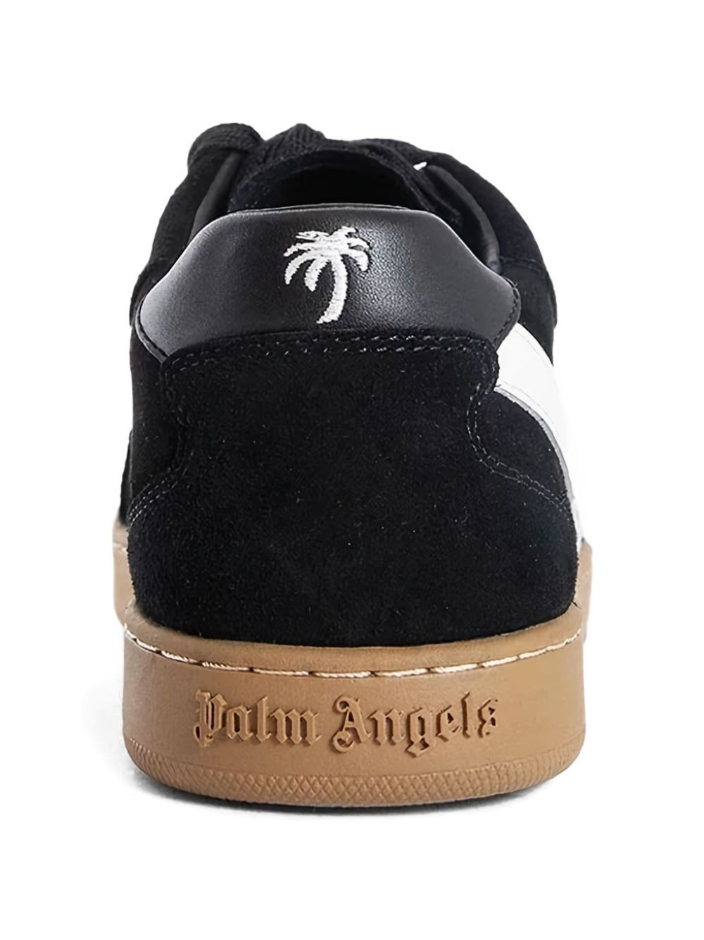 palm-tree suede sneakers - 3