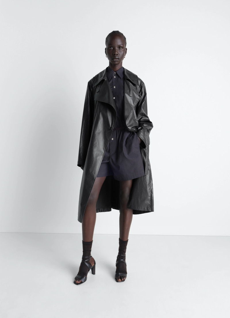 Lemaire LIGHT WRAP COAT IN LIGHT COATED COTTON outlook