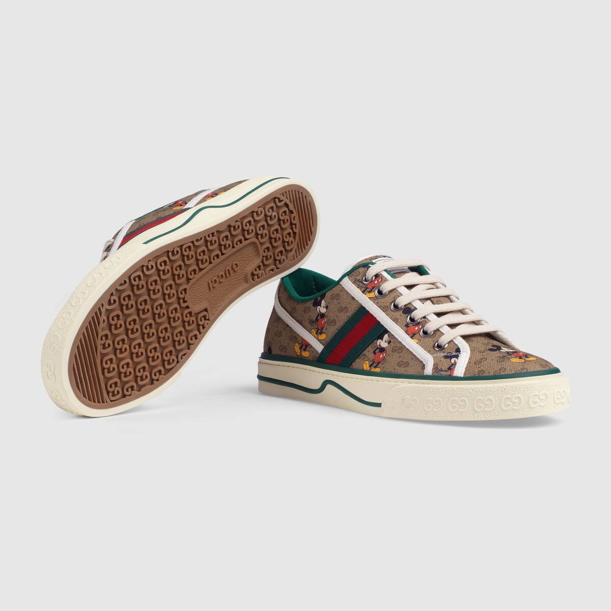 Women's Disney x Gucci Tennis 1977 sneaker with Web - 5