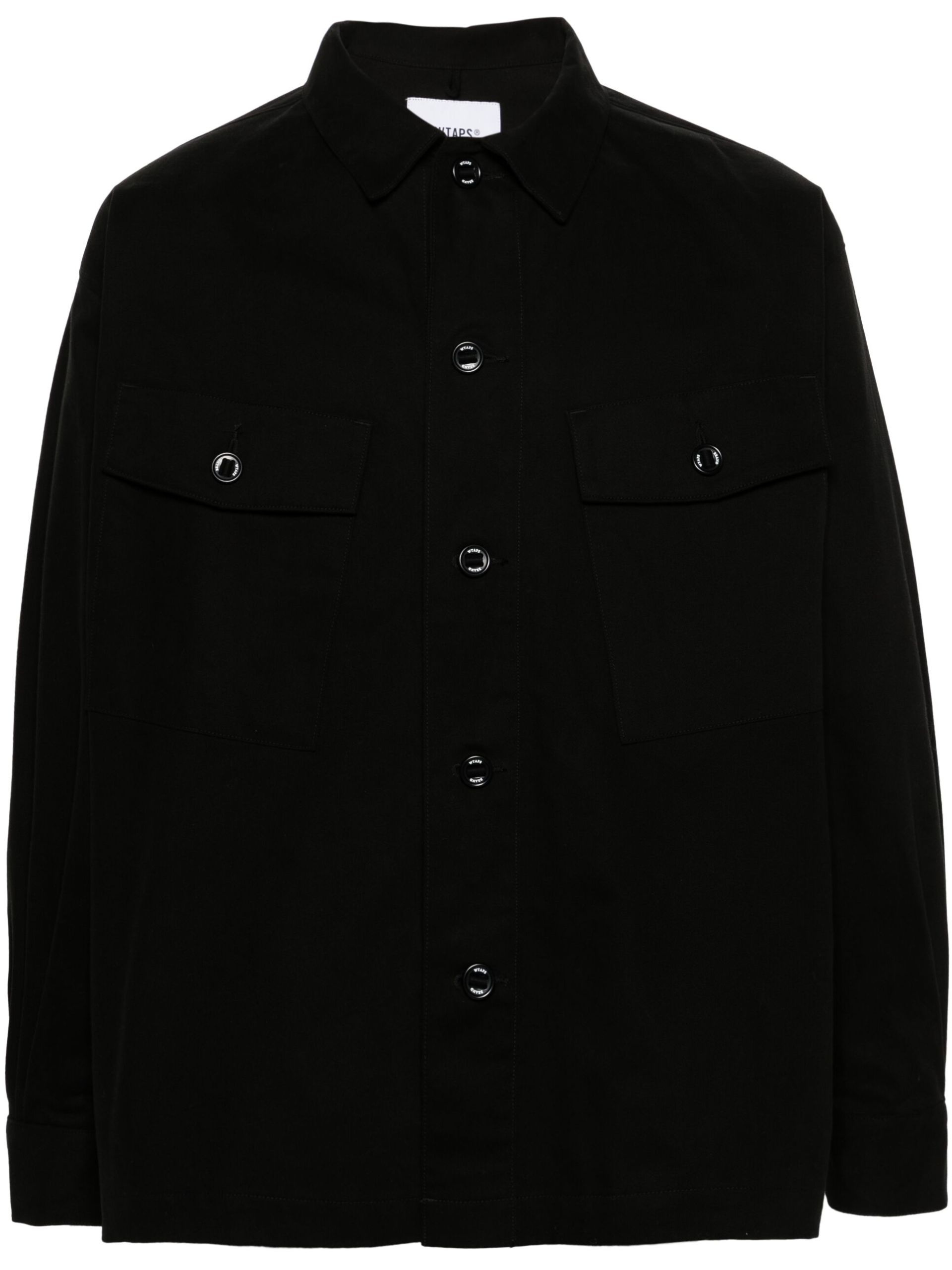 Black 07 Cotton Shirt - 1