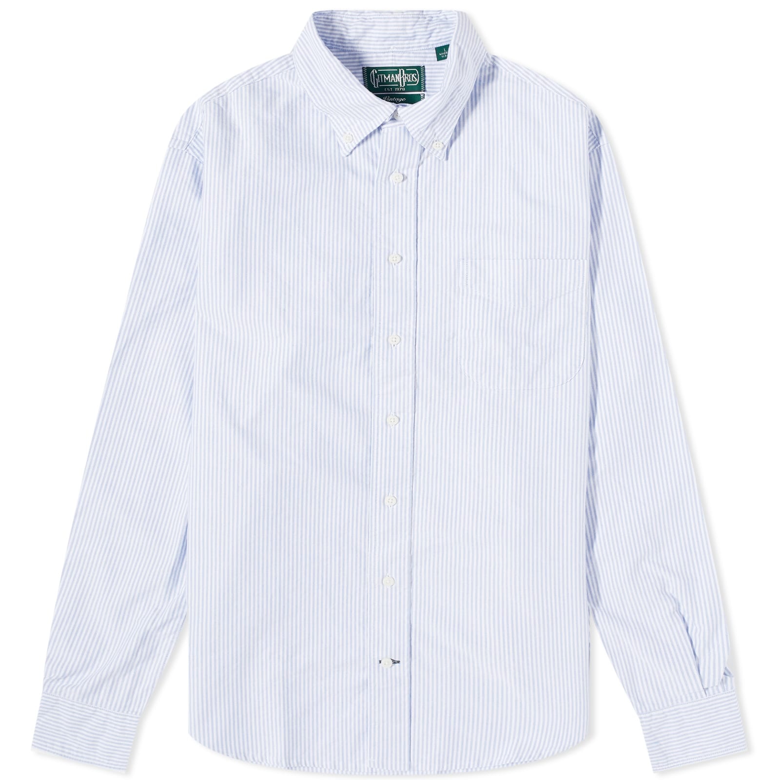 Gitman Vintage Button Down Stripe Oxford Shirt - 1
