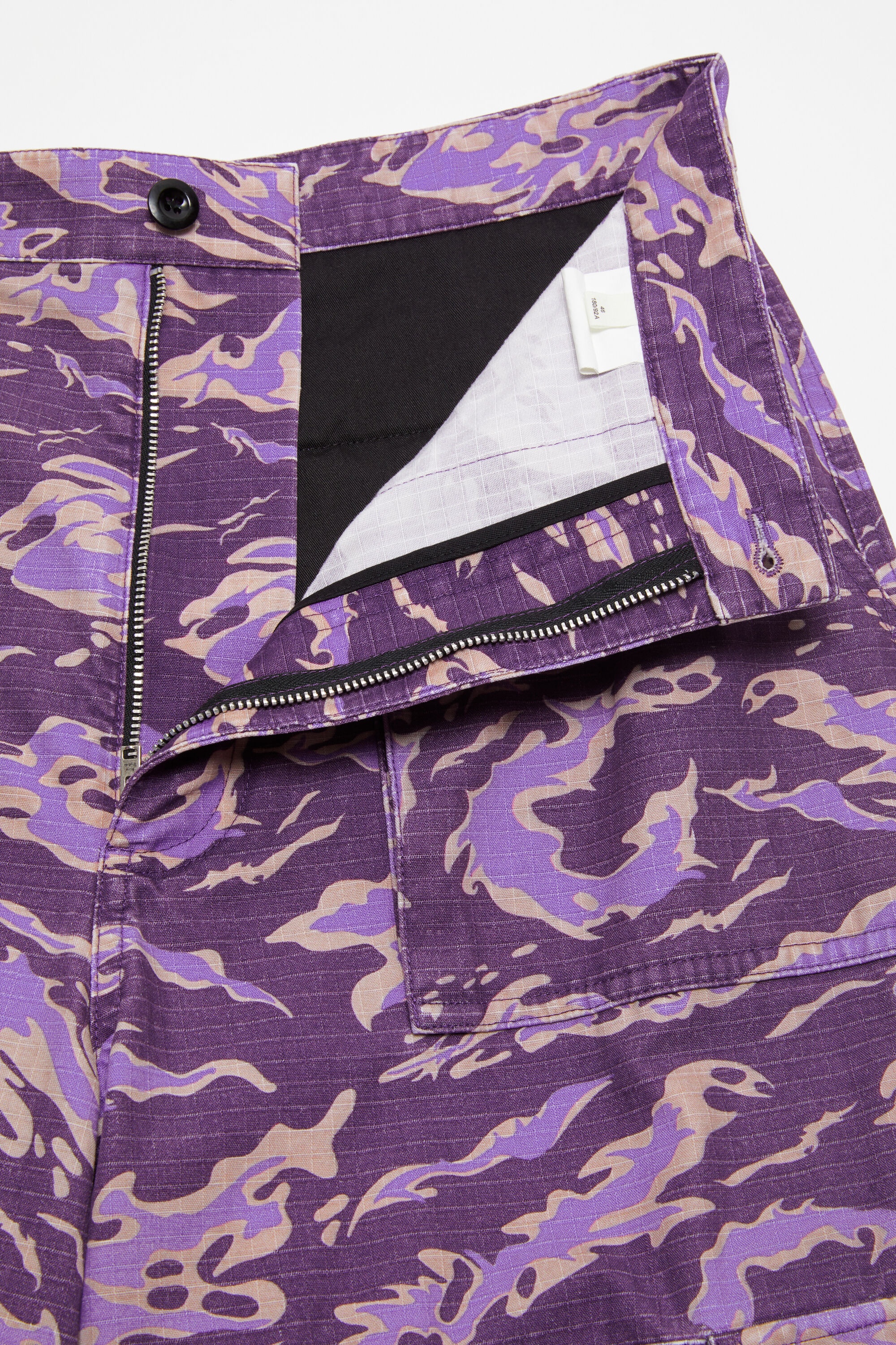 Cargo print trousers - Purple multi - 6