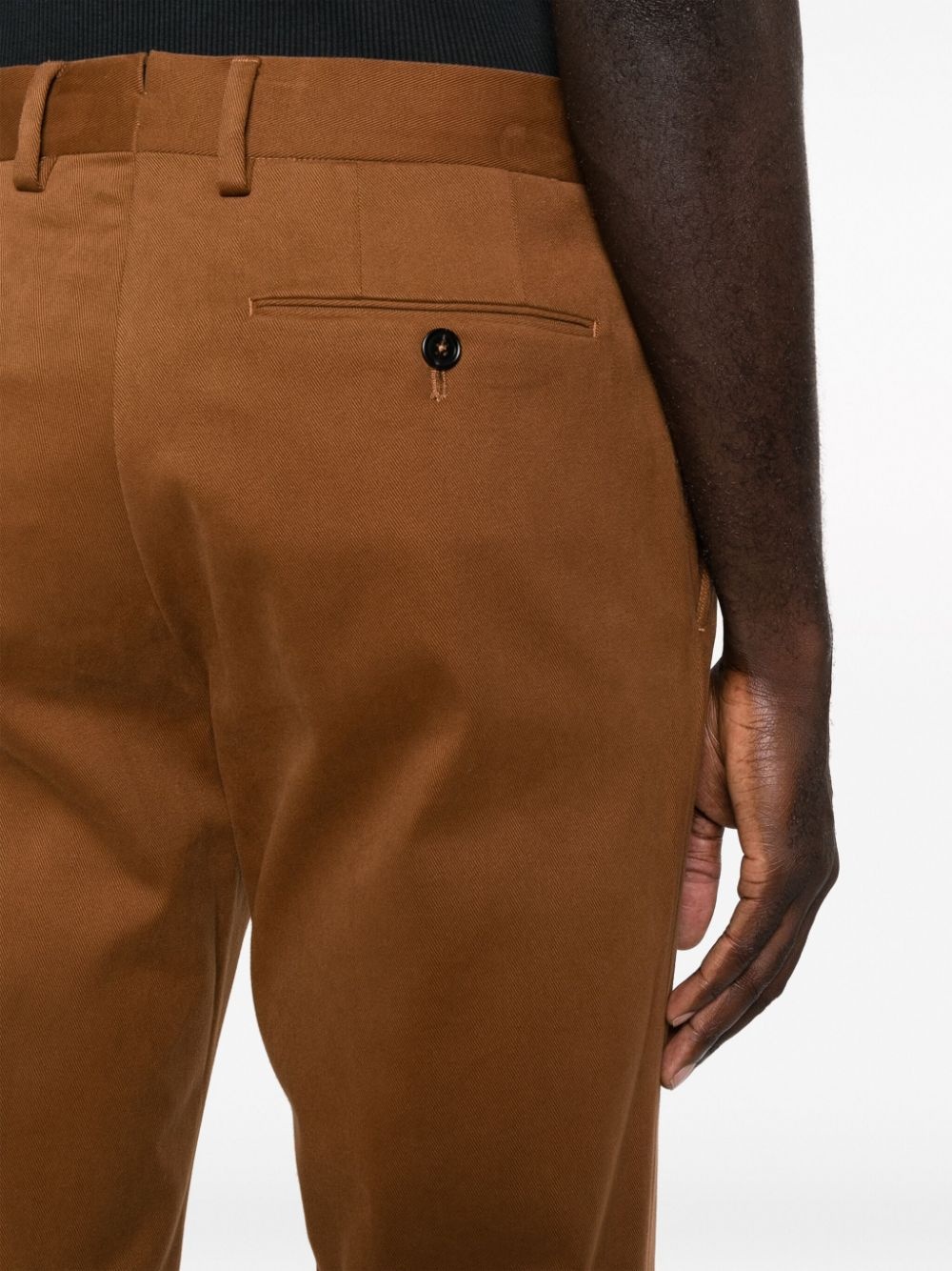 stretch-cotton straight-leg chinos - 5