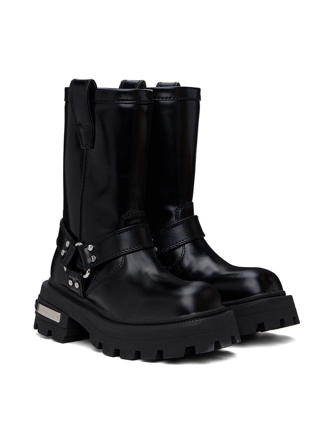 Black Dominique Boots - 4