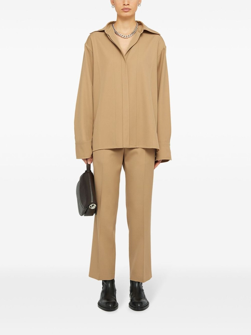 Jil Sander Coin leather crossbody bag outlook