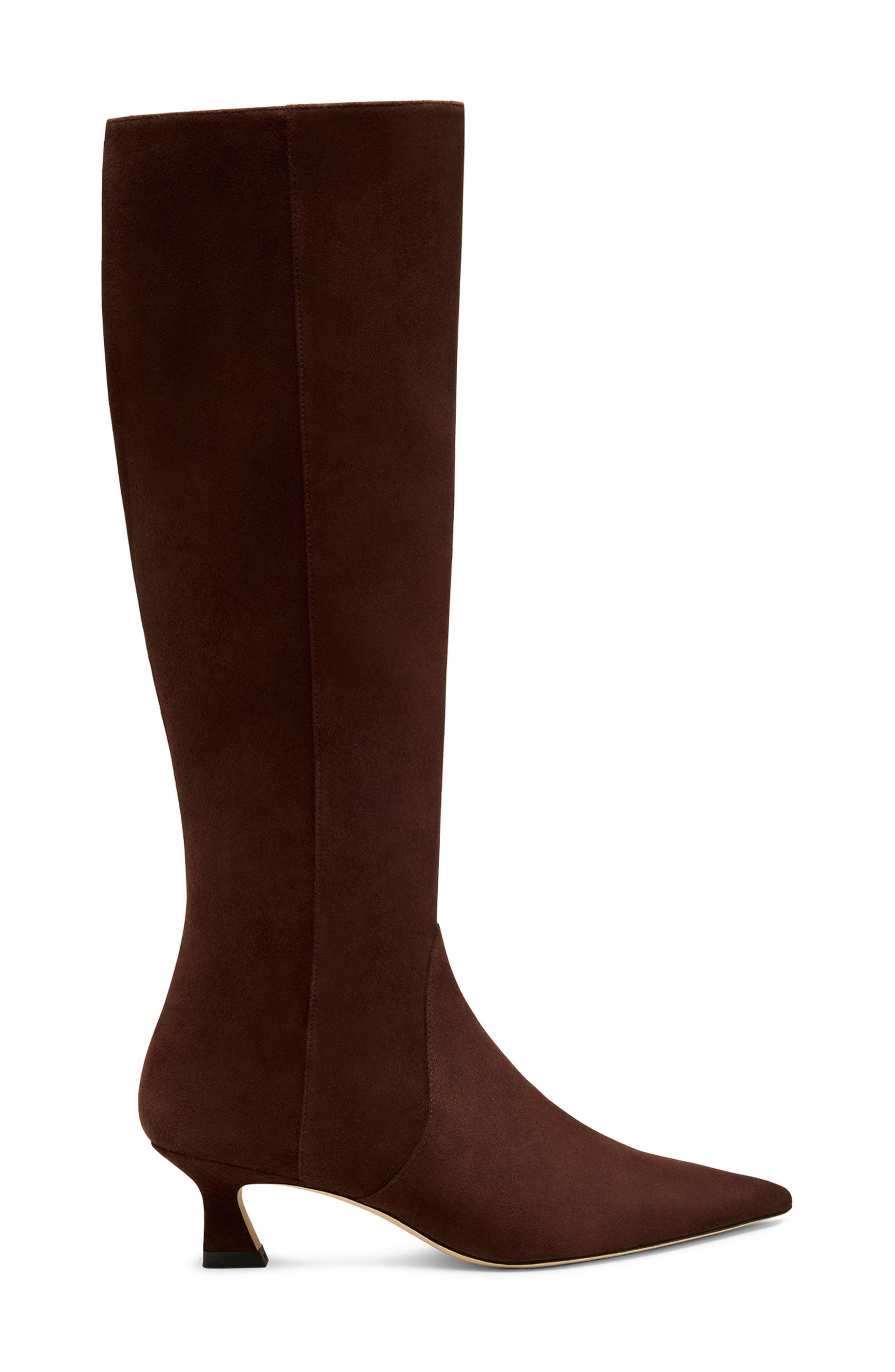 Stuart Weitzman Vinnie Zip Boot 50 in Walnut at Nordstrom - 2