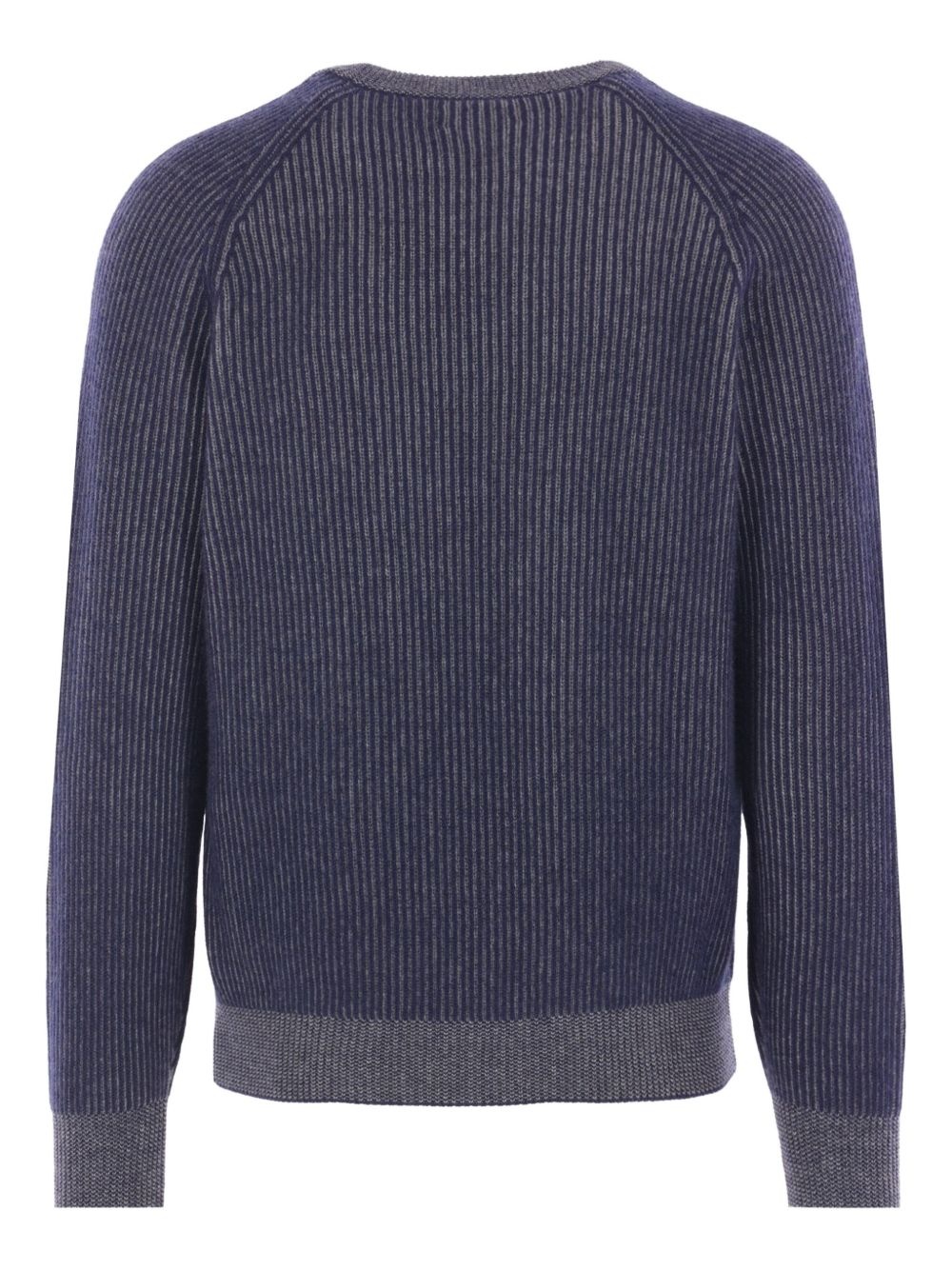ribbed raglan-sleeve sweater - 2