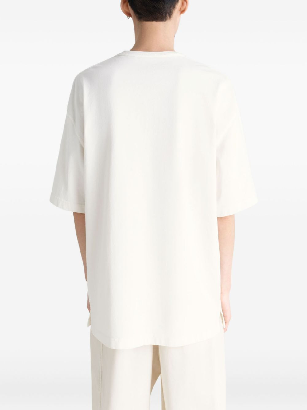 patch-pocket jersey T-shirt - 5