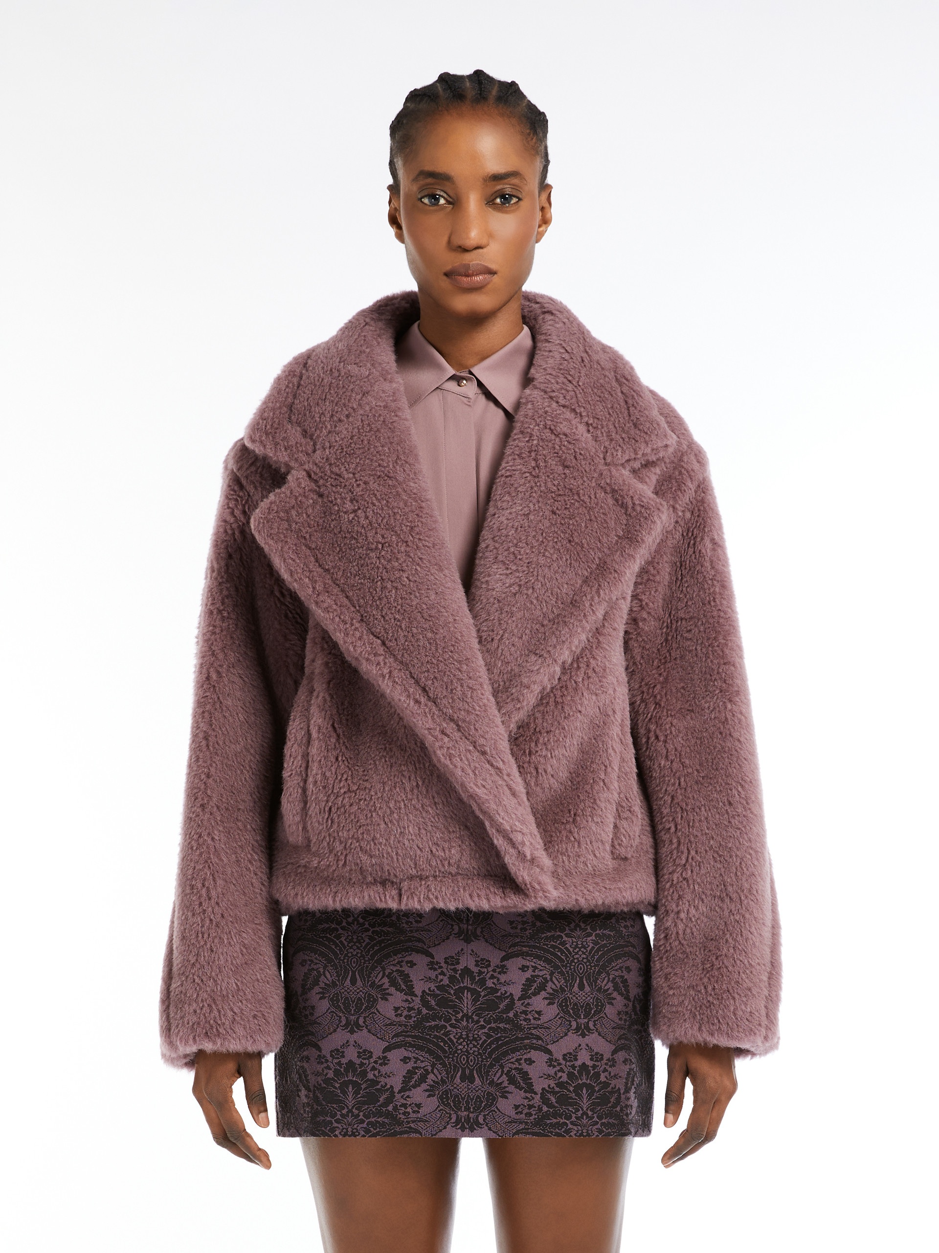 直営♪ Max Mara Teddy Bear Icon Coat アルパカ&ウール OGGERI Max Mara OGGERI Cropped Teddy Bear Icon Coat in alpaca and