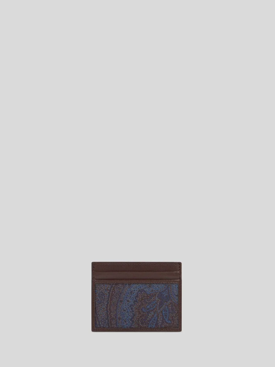ETRO ESSENTIAL JACQUARD CARD HOLDER - 1