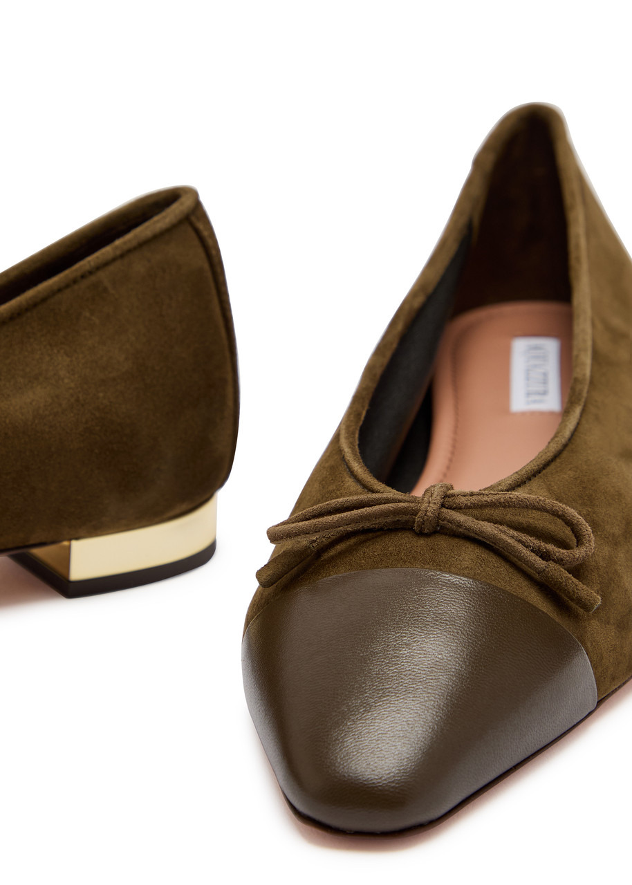 Aquazzura Gioia Suede Ballet Flats - 4