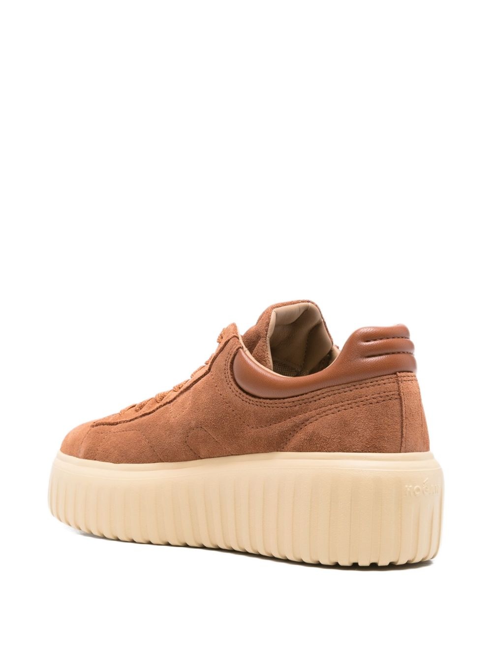 H-Stripes suede platform sneakers - 3