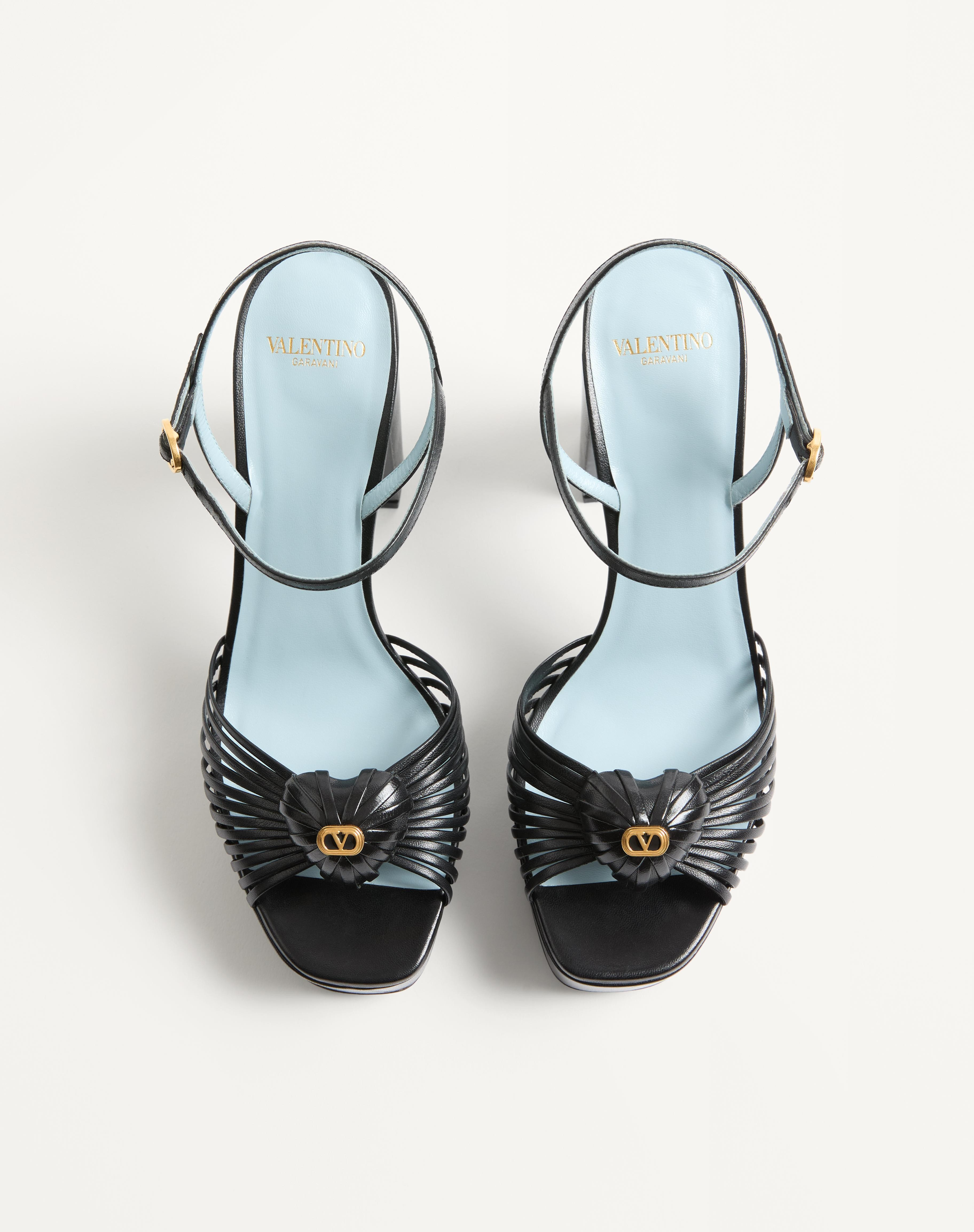 SANDAL ROYAL PLATFORM SANDAL IN KIDSKIN 115MM - 4