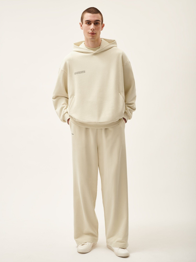 PANGAIA Mens 365 Midweight Straight Leg Track Pants - Travertine Beige outlook