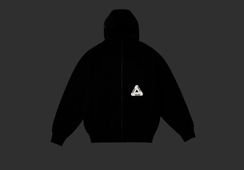 PALACE THERMAL BONDED CAP HOOD BLACK outlook