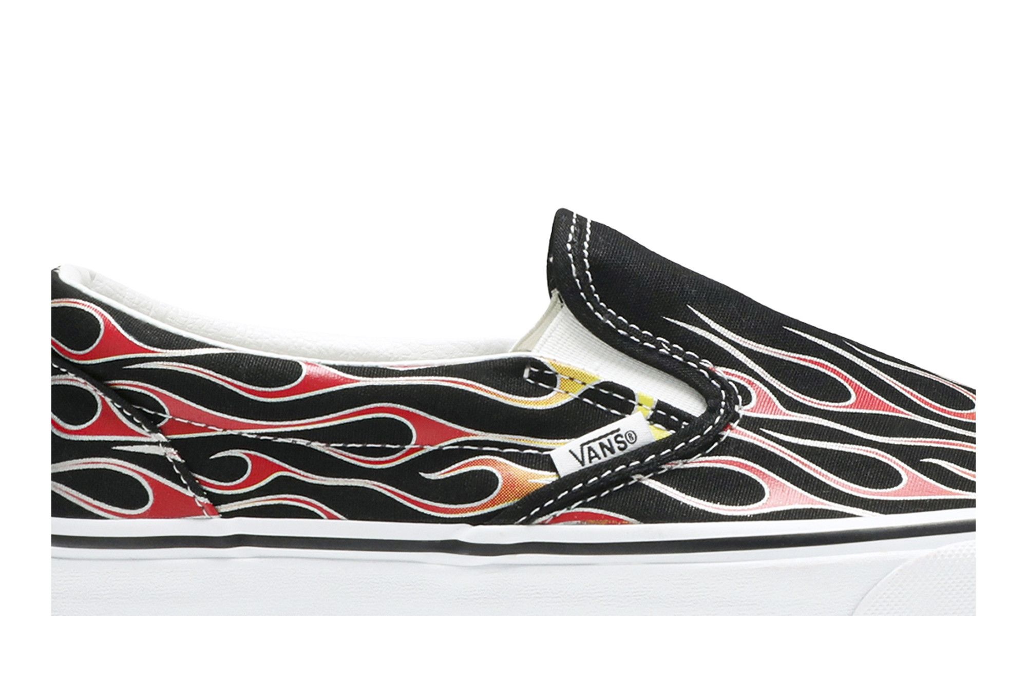 Classic Slip-On 'Mash Up Flames' - 2