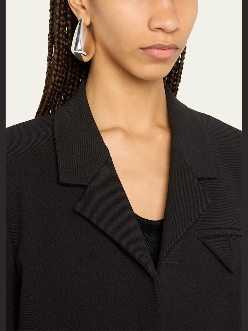 Bottega Veneta Large Fin Earrings outlook