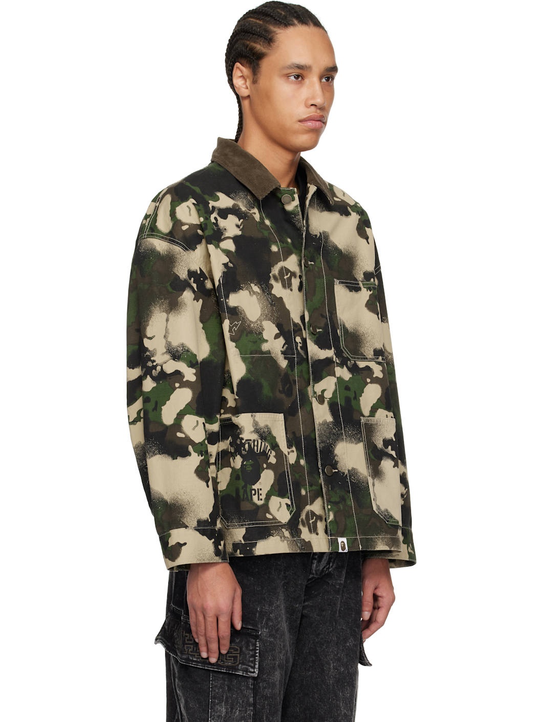 Green Map Camo Work Jacket - 2