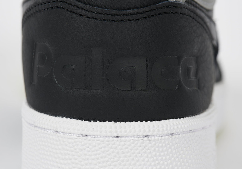 PALACE REEBOK CLUB C MID II REVENGE CORE BLACK / ACID YELLOW / FOOTWEAR WHITE 9
