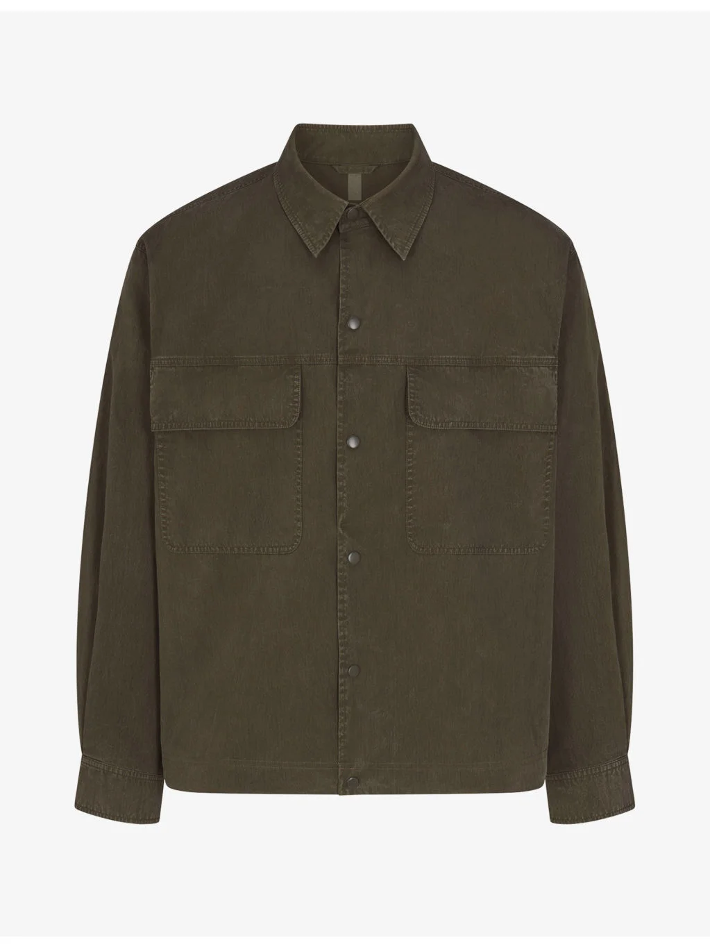 Relaxed Cotton-Nylon Woven Shirt - 1