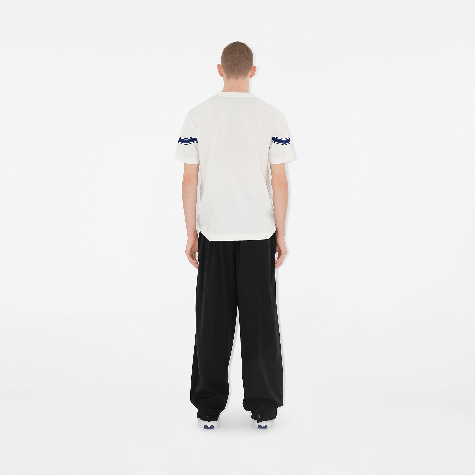 Stripe Cotton T-shirt - 4