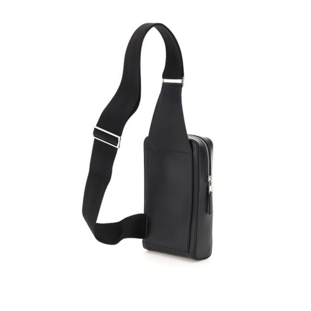 Ambush Women Crossbody Black Leather Shoulder Bag - 5