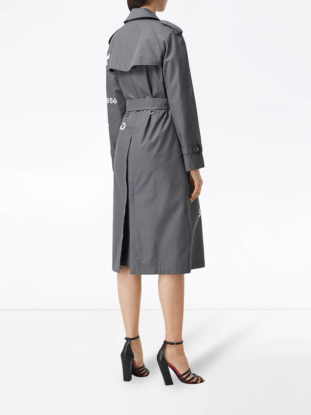 Horseferry Print Cotton Gabardine trench coat - 4