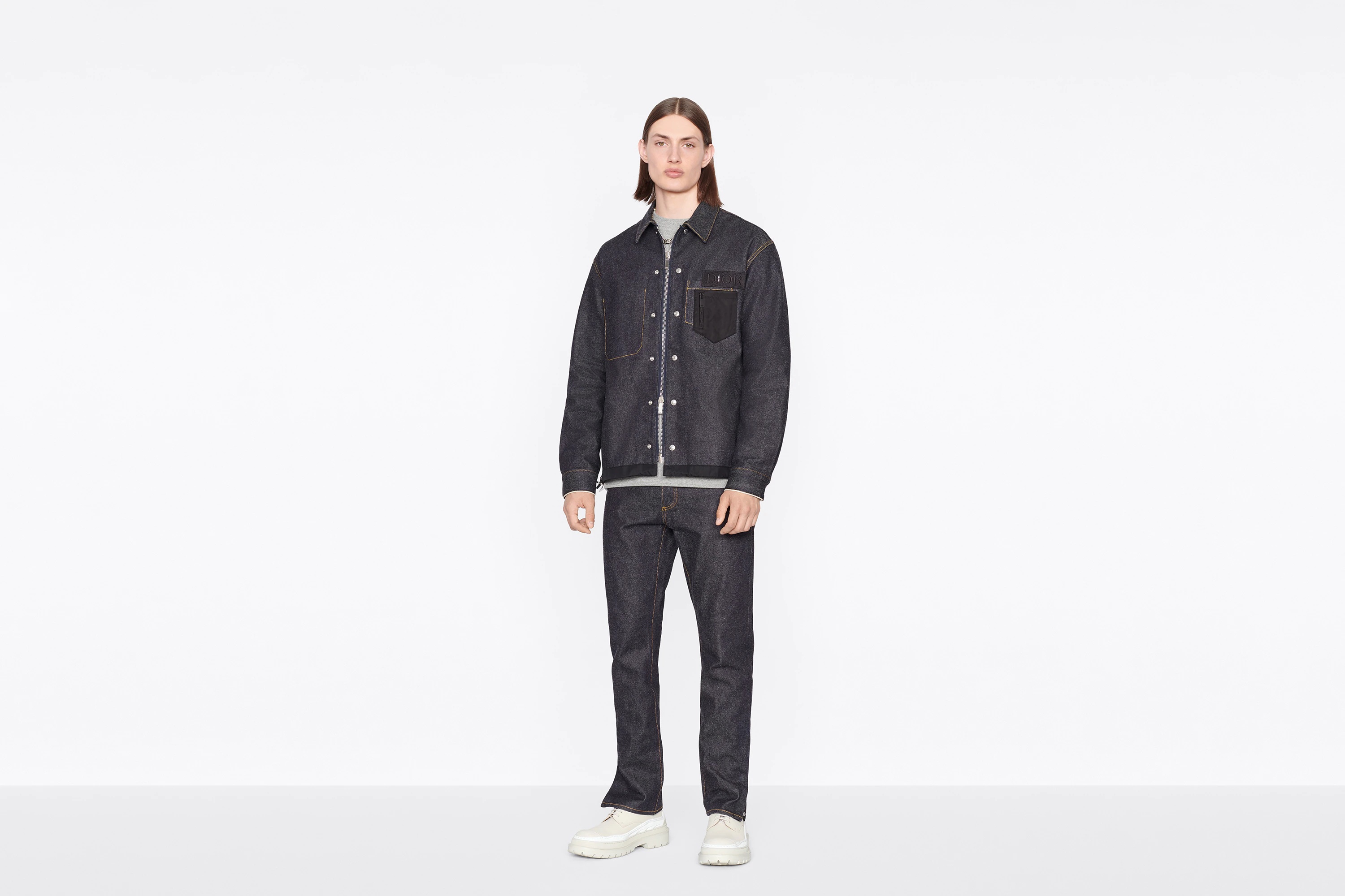 DIOR AND SACAI Slim-Fit Jeans - 4