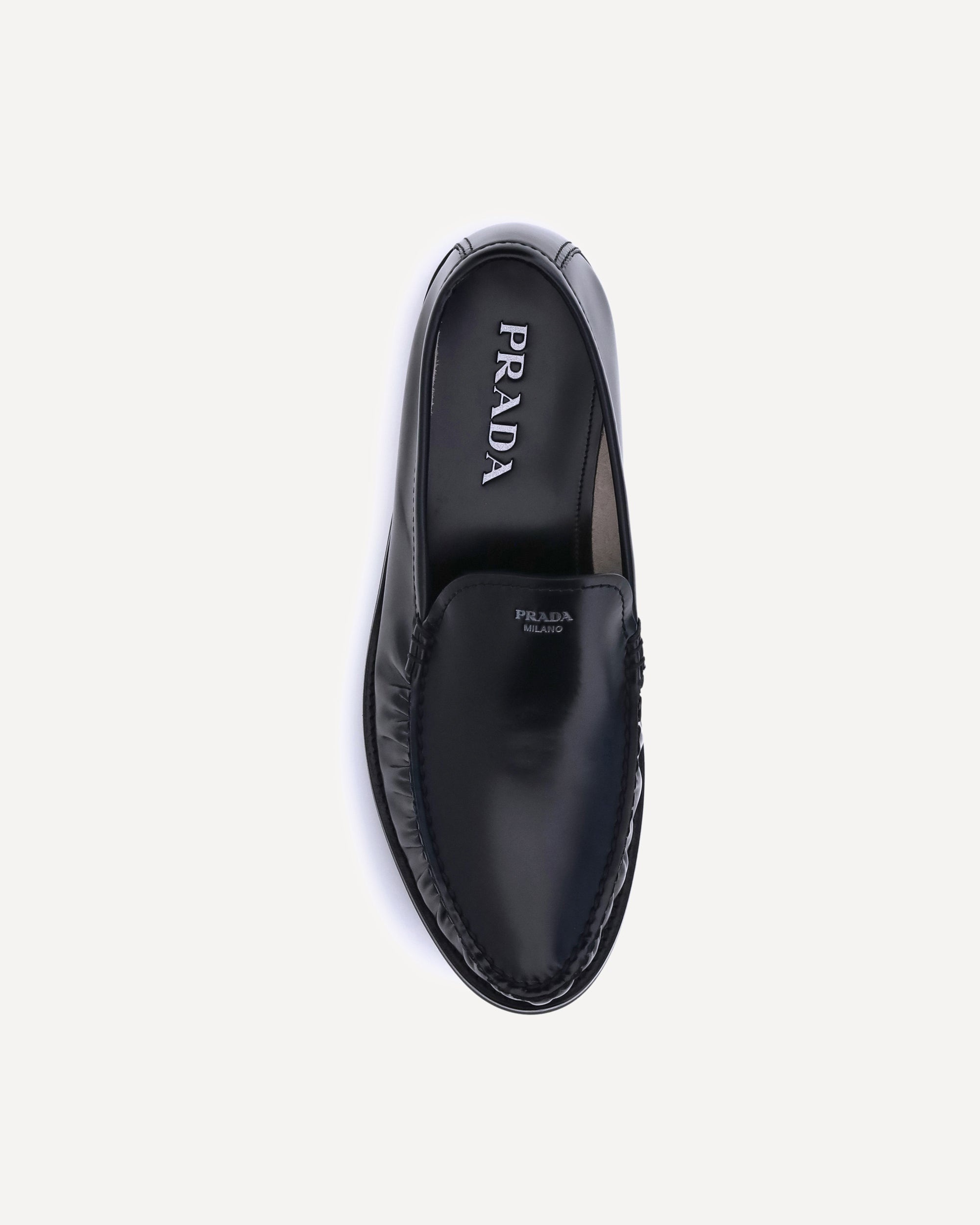 Brushed Leather Loafers - 4