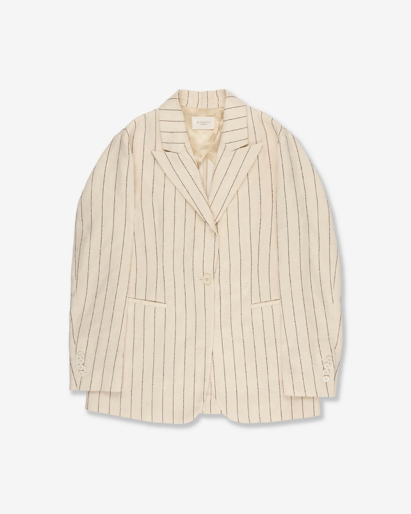 Regular fit jacket in linen blend - 1