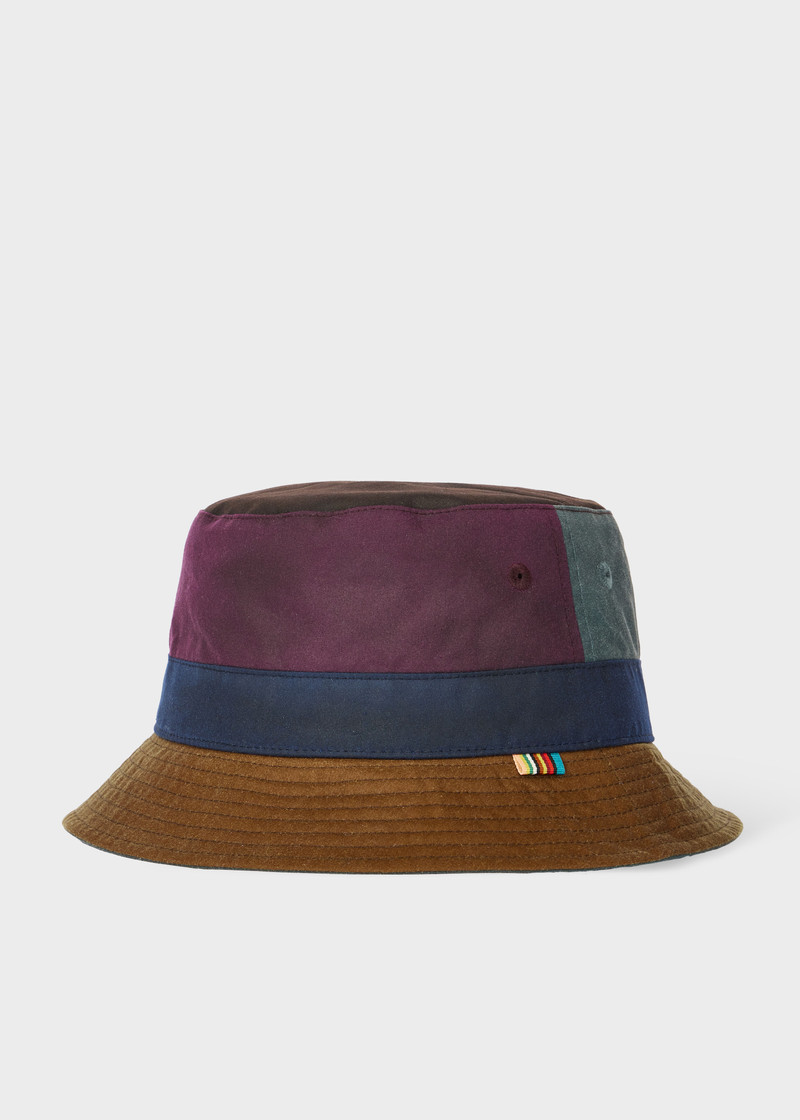 Paul Smith loves Barbour - Waxed Cotton Bucket Hat 1