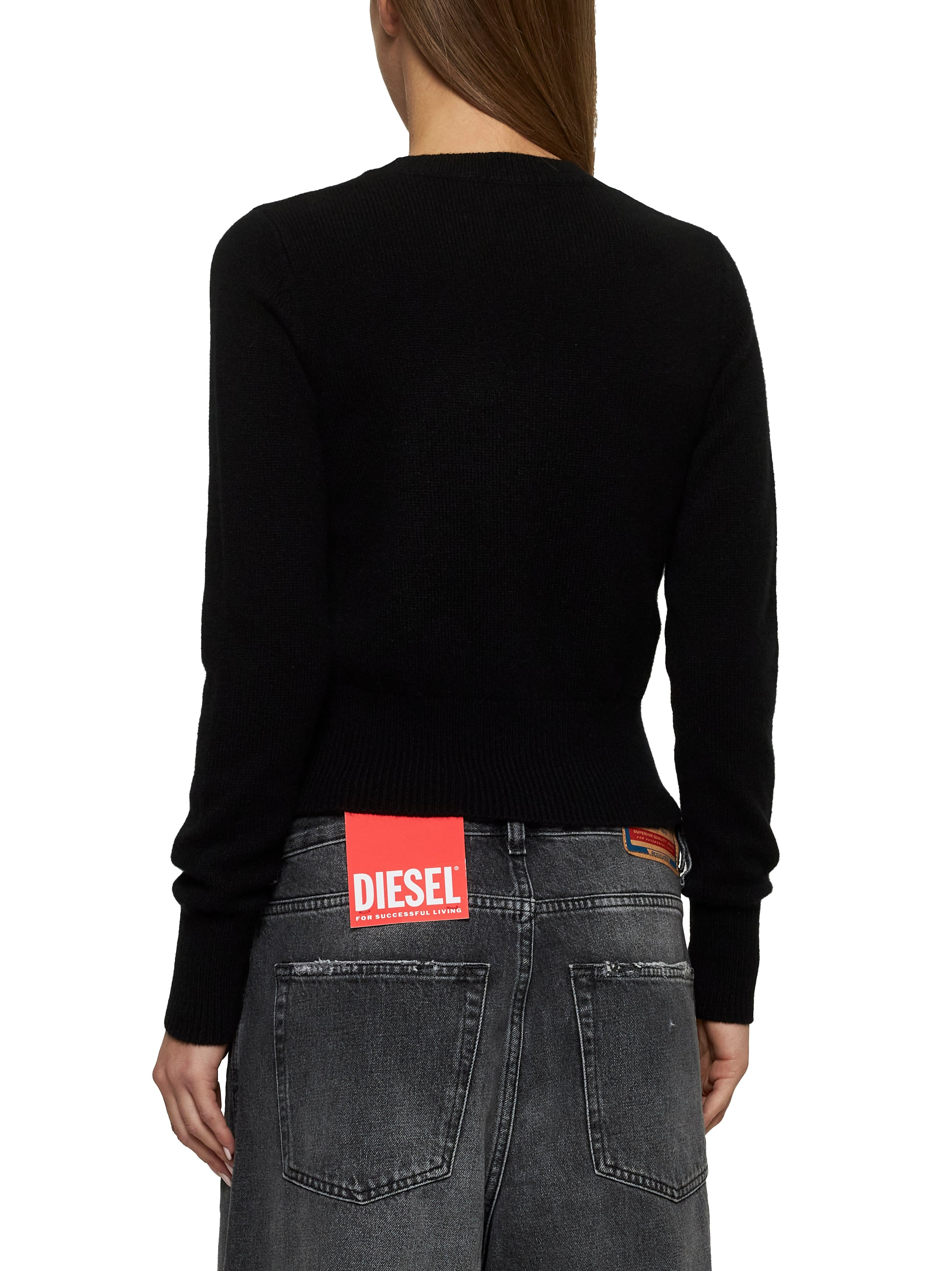 Black cashmere blend M-Areesa sweater - 4
