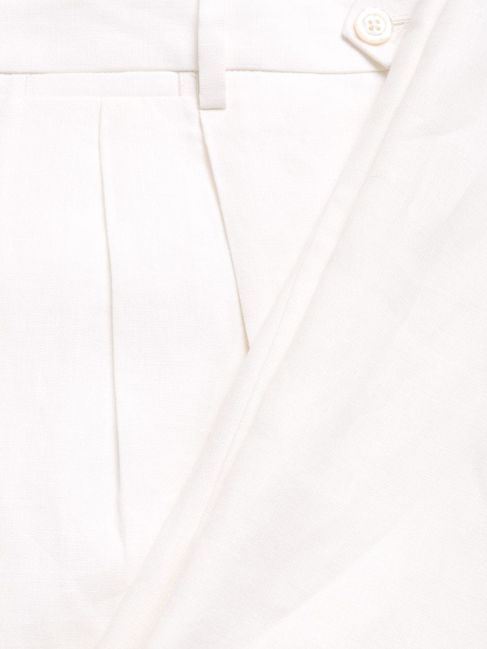 tailored linen trousers - 6